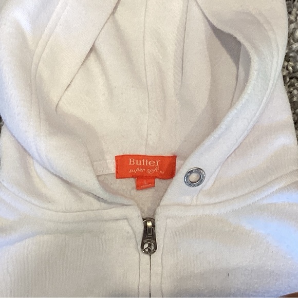 Butter Zip Up Sweatshirt - Picture 2 of 7